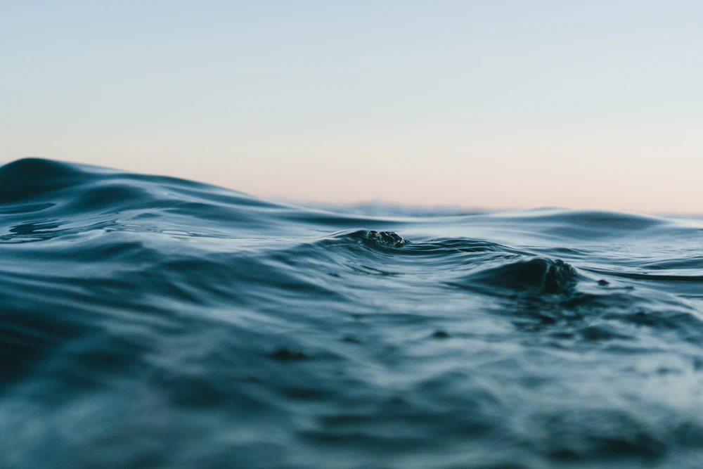 Ocean light stretching toward the horizon